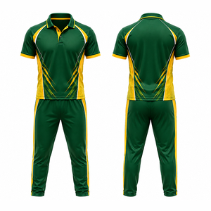 Proveedor Profesional de Uniformes de Cricket, Ropa de Equipo Personalizada con Nombres y Números Personalizados y Estampado por Sublimación para Entrenamiento - Product Image 2