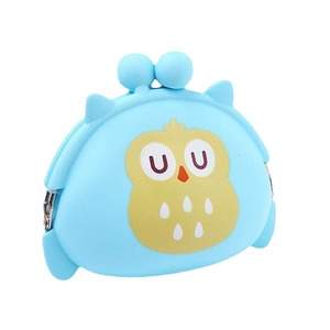 Monedero Mini con Diseño de Búho, Hebilla de Silicona, Azul, Portátil, de Pequeña Capacidad, para Auriculares, para Niños de 3+ Años - Product Image 4