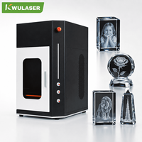 Machines de gravure laser 3D UV pour gravure interne sur verre, équipement pour trophées et cadeaux en cristal photo, pour la personnalisation de récompenses en magasin
