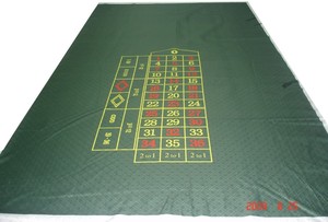 Mantel de <span class=keywords><strong>Ruleta</strong></span> de Casino DG RUITEN, 100% Poliéster, Diseño Verde con <span class=keywords><strong>Doble</strong></span> <span class=keywords><strong>00</strong></span> - Product Image 5