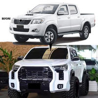 Kit carrosserie de haute qualité Toyota Hilux Vigo 2005-2015 jusqu'à Tundra 2022-2024, pare-chocs, capots moteur, lampes LED, accessoires de voiture