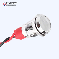 Lampe indicatrice LED 9V étanche à montage sur panneau pour dispositifs alimentés par batterie, instruments de test et boîtes de commande