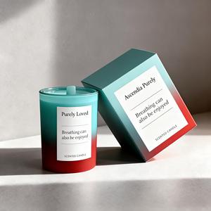 Bougie parfumée artisanale de luxe en cire de soja, dans un bocal en verre, pour cadeau, décoration intérieure, OEM - Product Image 2