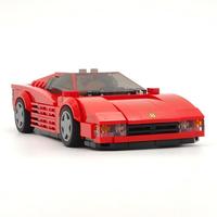 Creative MOC Building Set Wild Mustang Off-Road Vehicle Model Car Building Set con serie de partículas pequeñas
