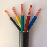 Câble d'alimentation industriel basse tension YUWAN 450V YJV3*185, conducteur en cuivre, isolation PVC, gaine PVC, utilisation en bâtiment