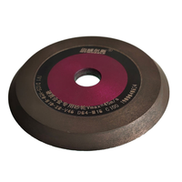Meule diamantée à liaison résine de haute qualité, technologie avancée, 1V1 125X20X10X8X45 degrés, pour machine de meulage CNC à cinq axes
