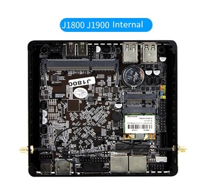 Manufacturer mini Firewall Router J4125 j1900 j1800 <strong>DDR3</strong> 2*com Fanless <strong>Industrial</strong> <strong>Computer</strong> Ubuntu Mini server PC - Product Image 4