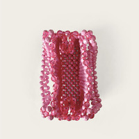 Nouvel Arrivage Hiver – Sac à Main de Luxe Façonné à la Main avec Perles, Design Niche, Sac Fourre-Tout Rétro Artistique Tressé avec Perles d'Angle, Idéal Soirées et Fêtes pour Femme