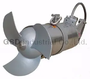 폐수처리 공장 평형화 탱크 수중 믹서