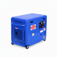 Générateur d'essence silencieux 5KW 8KW 10KW, générateur de puissance super silencieux 220V 380V 50Hz 60Hz pour usage domestique