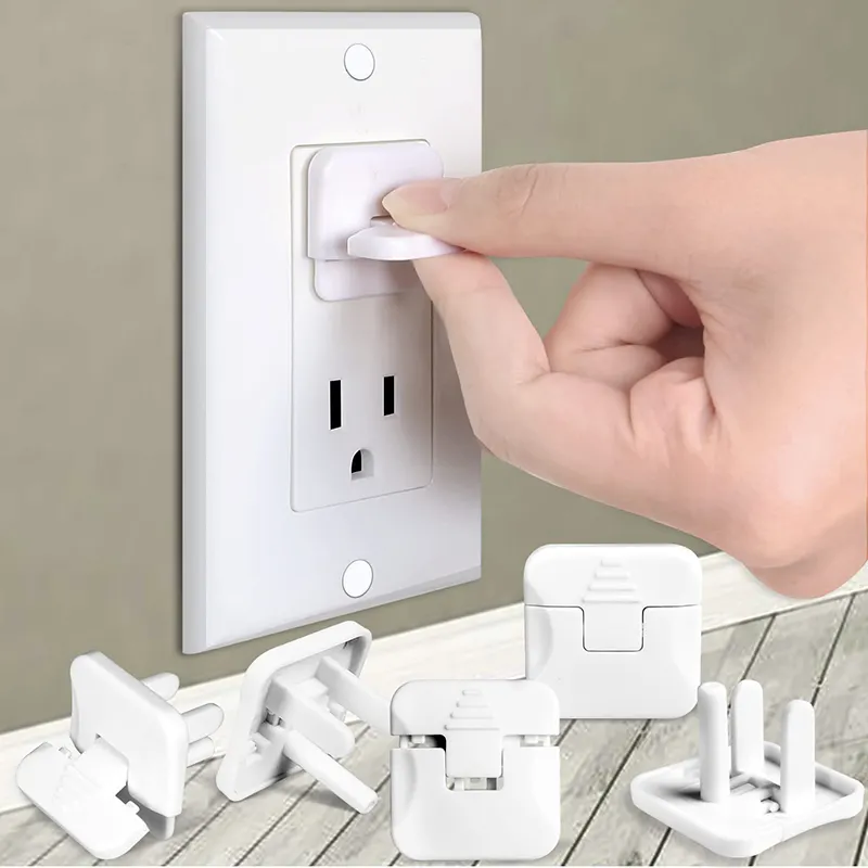 Top Quality Baby Safe 38-Pack White Child Proof Electrical Protector Safety Improved Baby Safety Plug Socket Covers
