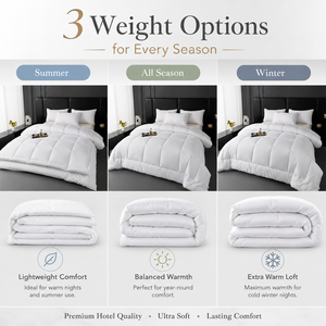 Ensemble de housse de couette King Size pour hôtel, imperméable et moelleuse, disponible pour l'été, toutes saisons et l'hiver - Product Image 6