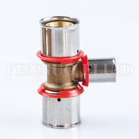 Offre Spéciale en laiton/cuivre raccord À Sertir pour pex al pex tuyau en PEX 16mm en laiton Raccord