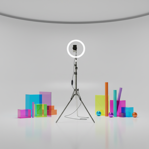 Lampe annulaire LED de 10 pouces pour <span class=keywords><strong>TikTok</strong></span>, idéale pour le maquillage et l'éclairage photographique, parfaite pour <span class=keywords><strong>les</strong></span> selfies - Product Image 1