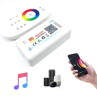 Contrôleur WiFi intelligent Tuya Alexa Google Home DC5-24V vocal gradateur de couleur unique CCT RGB RGBW RGB CCT 5 en 1 bande LED APP RF 2.4G