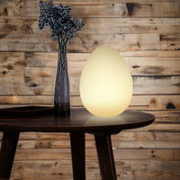 Lampe LED étanche en forme d'œuf, lumières décoratives LED, lampes de nuit, lampe décorative LED, lampe boule LED, lampe de table LED pour chambre à coucher