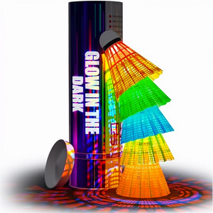 Volants <span class=keywords><strong>de</strong></span> <span class=keywords><strong>badminton</strong></span> d'entraînement EAGLES LED, plumes en nylon durables, utilisation intérieure/extérieure, lot <span class=keywords><strong>de</strong></span> 11 et lot <span class=keywords><strong>de</strong></span> 5 - Product Image 1