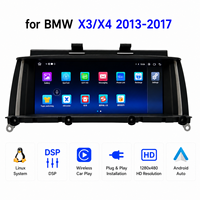 Système multimédia automobile Linux à démarrage rapide de 8,8 pouces avec CarPlay sans fil et Android Auto pour BMW X3/X4 F25 F26 2013-2017, écran tactile