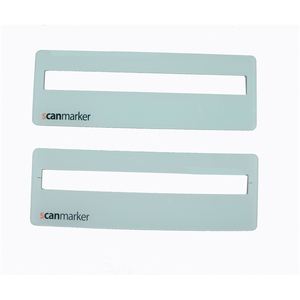 Rectangular Sublimation Name Badge Die Cut by CNC <b>Machine</b> With Window Name Plate Made by PC With PET <b>Lamination</b> Printing LOGO - Product Image 1