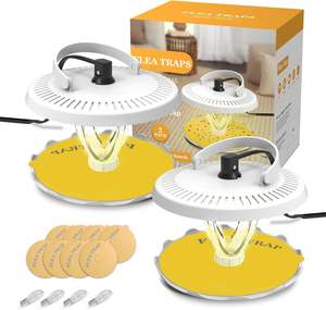 Solution de contrôle des puces d'intérieur avec piège à lumière électronique Idéal pour les bombes anti-puces et les tueurs pour une gestion efficace des parasites à la maison - Product Image 1