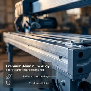 Machine à découper les carreaux en céramique électrique professionnelle de haute qualité, 1200 mm, pour un biseau à 45 degrés - Product Image 2