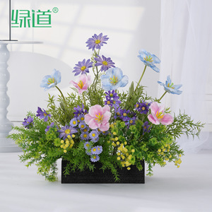 Ramo de Flores Artificiales Greenway para Decoración de Interiores, Arreglo Floral Estilo Jardín Monet - Product Image 3