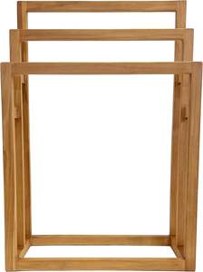 חם מוכר 3-בר טיק טיק מוצק מגבת במבוק התאספו מגבת מעמד לאחסון - Product Image 2