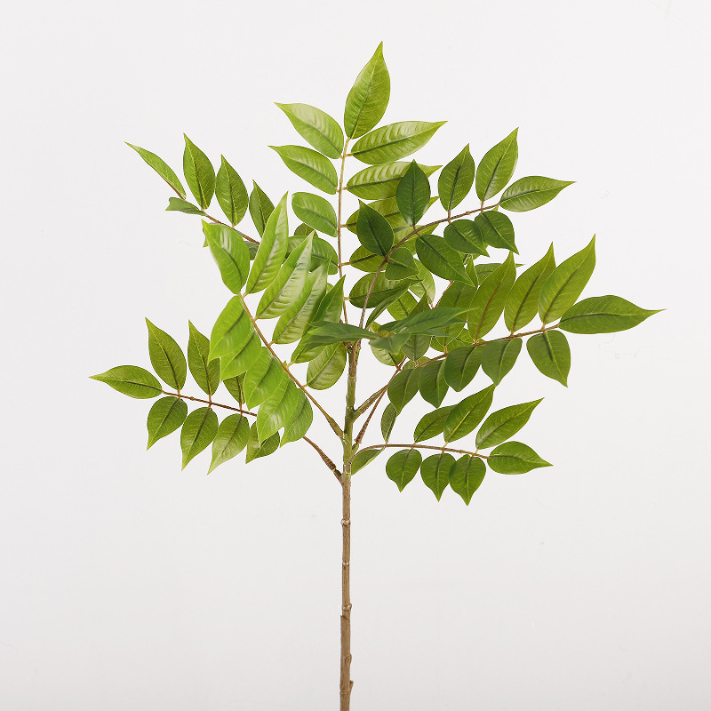 Miniatura de hoja de Qimu verde impresa en 3D