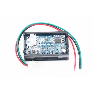 Mini voltmetro DC amperometro 4.5-30V 0-2A Digital VA Volt Ampere Meter misurazione della corrente di <span class=keywords><strong>tensione</strong></span> <span class=keywords><strong>Tester</strong></span> LED rosso blu - Product Image 4