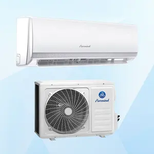 Puremind 220V 9000-24000 Btu Ductless Air Conditioner with Heat Pump Inverter/Non-inverter Wall Split Air Conditioning R32/R410a