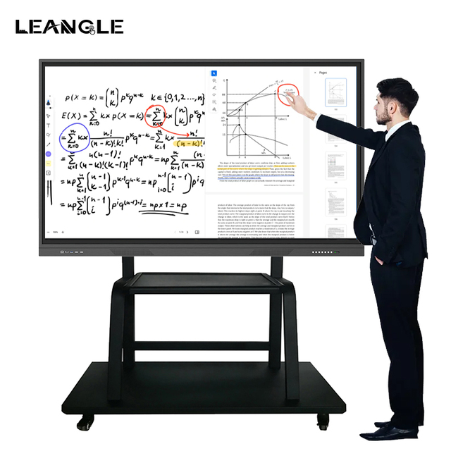 CUSTOM Touch Screen Board Digital Flat Monitor Smart Interactive All in One Whiteboard for School Meeting Room Commercial Educat