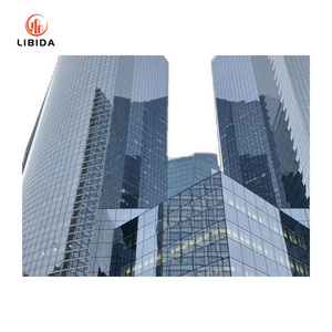 Pareti divisorie in alluminio di vetro, costo di costruzione Per metro quadrato-preventivo del sistema di facciata in vetro in alluminio - Product Image 3