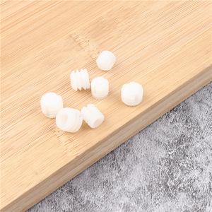 Pièce de connexion de meubles triple en un plastique en nylon tige en plastique de haute qualité roue <span class=keywords><strong>excentrique</strong></span> pièce intégrée - Product Image 3