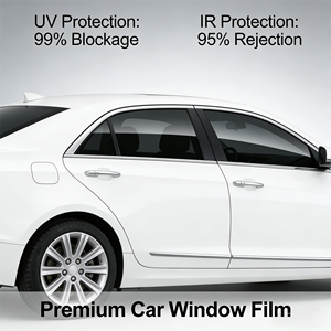 Film Teinté pour Vitres de Voiture Qualité US Prix Usine Protection UV 99% Haute Isolation Films Solaires Automobiles 5%-75% VLT - Product Image 5