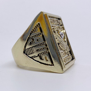 Anillo Conmemorativo de los Philadelphia Eagles, Campeones Mundiales de 1949, Joyería de Aleación Plateada para Hombre - Product Image 3
