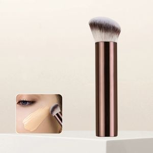 Reloj de arena cabeza en ángulo pelo sintético base líquida corrector cepillo logotipo personalizado HG señoras belleza Facial herramientas de maquillaje - Product Image 1