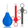 Blu + posteriore di colore rosso