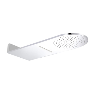 Big 16-Inch Stainless Steel Modern Design Watermark Ceiling-Mounted <strong>Water</strong> <strong>Saving</strong> Rainfall Bathroom <strong>Shower</strong> <strong>Head</strong> for Apartment - Product Image 4