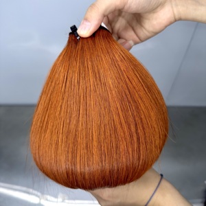 Extensiones de Cabello Humano de Primera Calidad, Lisas como la Espina de Pescado, Color Naranja, de 6 a 30 Pulgadas, Sin Enredos - Product Image 5