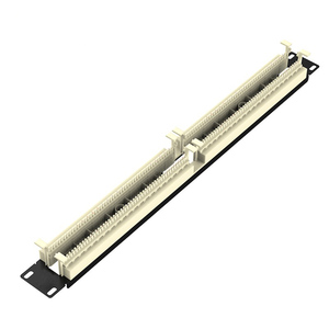 50/100 Pares Bloque de Conexiones 110 de 19 Pulgadas 1U para Montaje en Rack, Panel de Conexiones de Red FTTH 5G Cat3 Cat5e, Marco de Distribución de Voz - Product Image 1