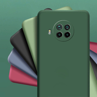Casing Ponsel Silikon Cair Baru, Sarung Pelindung Belakang Lunak Kamera Asli untuk Xiaomi Mi 10 T Lite 10 T Pro 10 T