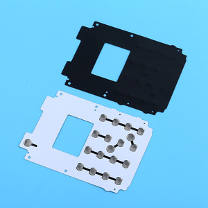 Échantillon gratuit de feuille de cuivre double couche transparente avec adhésif pour télécommande de <span class=keywords><strong>télévision</strong></span>, dôme métallique rond - Product Image 5
