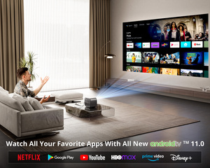 Junuo Tốt Nhất Google Chứng Nhận Chiếu Với Chất Lượng Cao Thông Minh Android Xách Tay <span class=keywords><strong>Mini</strong></span> Rạp Hát Tại Nhà Máy Chiếu - Product Image 2