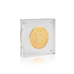 Kệ Trưng Bày Bằng Nhựa Acrylic Hình Vuông Trong Suốt Để Đựng Huy Chương Và Tiền Xu - Product Image 1