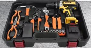 High Quality 52-Piece Home Decoration Hand Drill <b>Tool</b> <b>Set</b> Household Combination Kit with Hard Case Packaging - Product Image 6