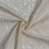 KEER Chine OEM Personnalisé Tissu Jacquard Brocart Teint en Fil 100% Polyester pour Robes de Mariée et Bagages