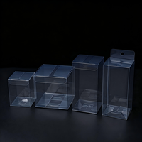 Boîtes en plastique transparentes PVC/PET carrées/rectangulaires pour l'emballage cosmétique