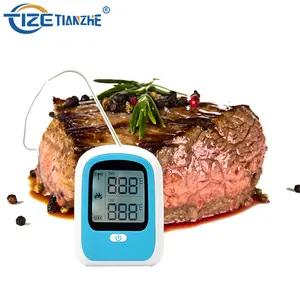 TIZE Mini Bimetal Ultra Fast Instant Red Long Range Smart Wireless Microwave Meat Digital Thermometer