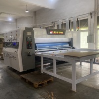 YSF-C 480-2800 Alimentador de Cadena Impresora de 2 Colores Ranuradora Troqueladora - Equipo para Fabricación de Cajas de Cartón Corrugado con Cambio Rápido de Pedido con una Sola Tecla