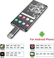 Unidad Flash USB Tipo-C de 128 GB con 1 Año de Garantía - Diseño de Llavero para Android y Computadoras